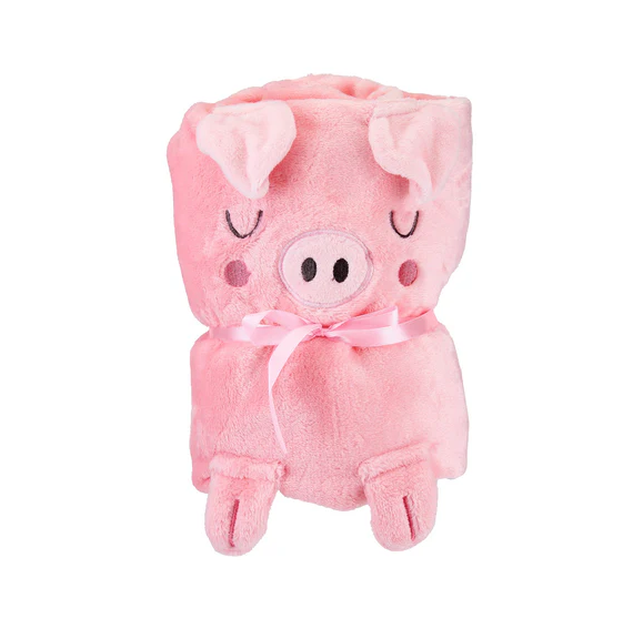 Pink Piglet Unisex Baby Blanket