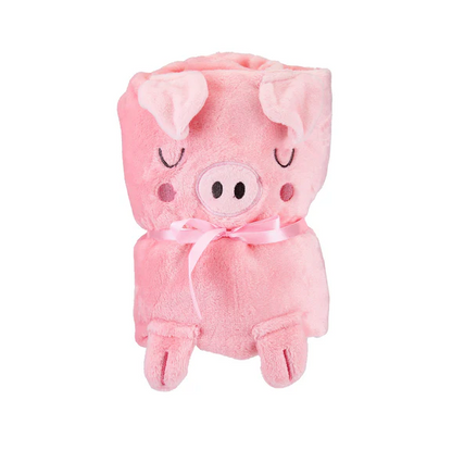Pink Piglet Unisex Baby Blanket