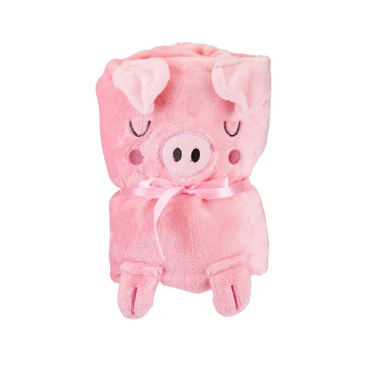 Pink Piglet Unisex Baby Blanket