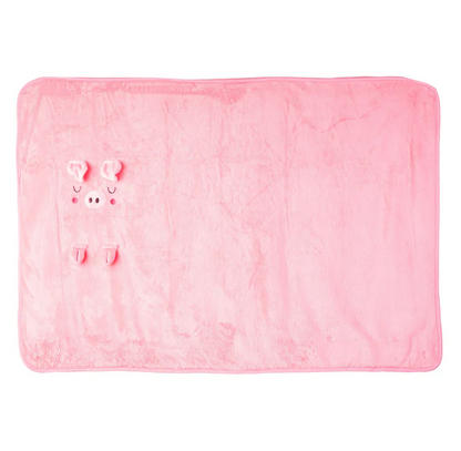 Pink Piglet Unisex Baby Blanket