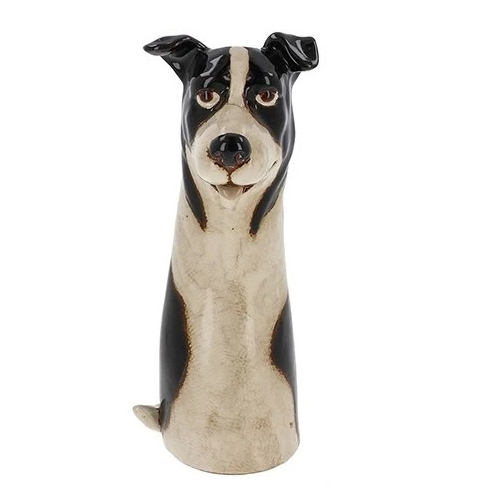 Collie Dog Vase