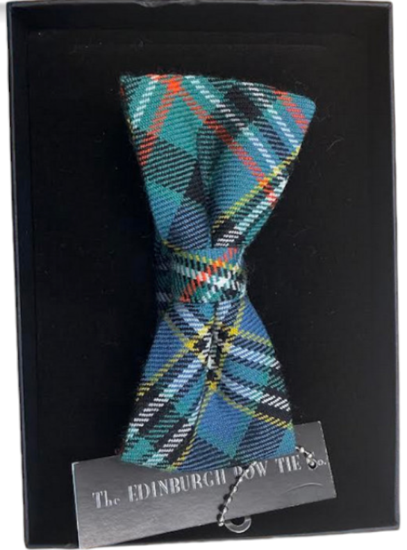 Luxury Tartan Pre-tied Bow Tie - Scott Green Hunting