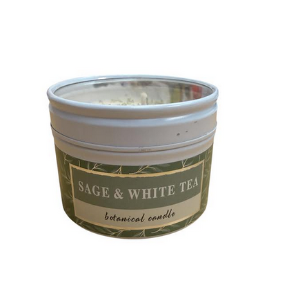 Botanical Candle Sage And White Tea