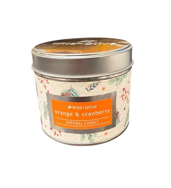 Orange & Cranberry Artisanal Candle