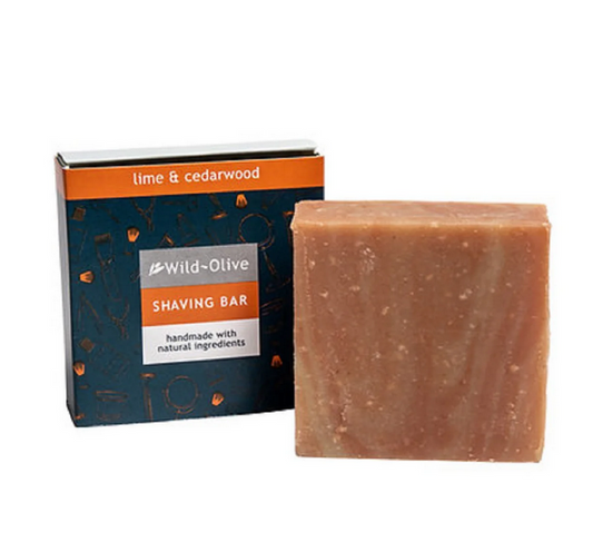 Large Lime & Cedarwood Shaving Bar