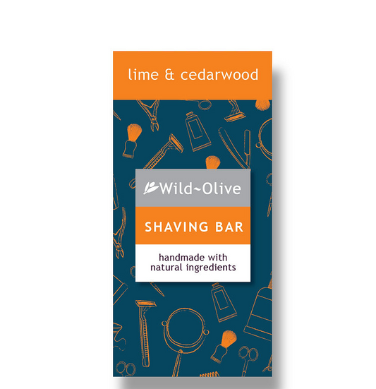 Small Lime & Cedarwood Shaving Bar