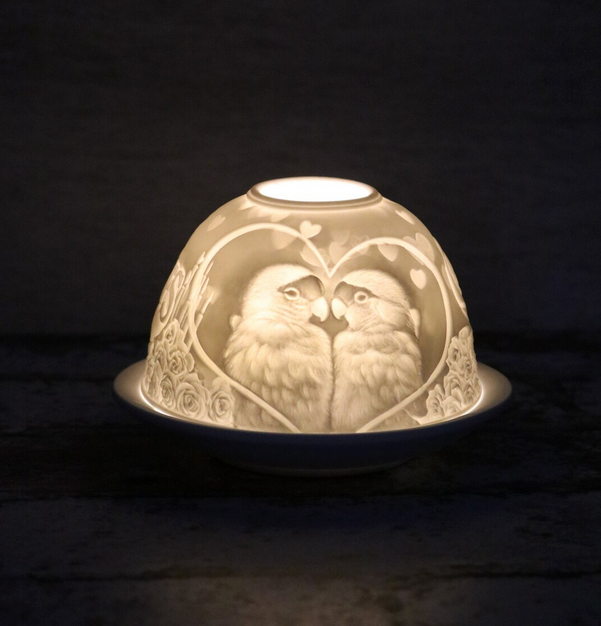 Small Dome Tealight Holder - Mr & Mrs