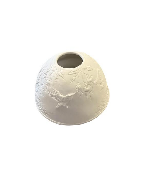 Small Dome Tealight Holder - Hummingbird Nature