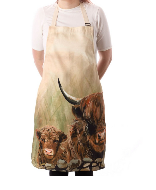 Dougal Highland Cow Apron