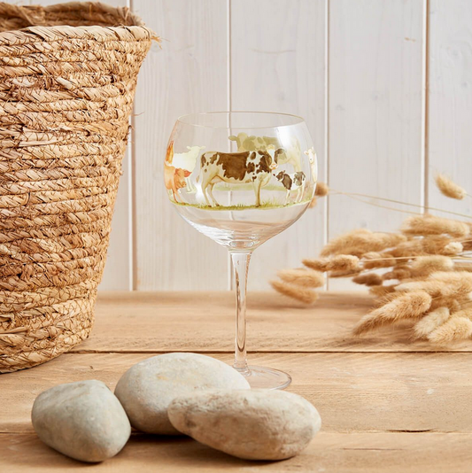Farm Animal Gin Glass