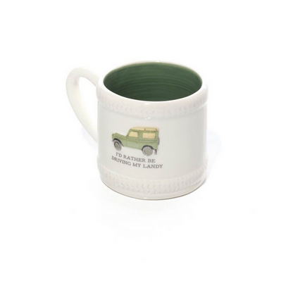 I'd Rther Be Driving My Landy Mug