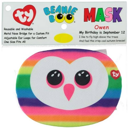 Owen The Owl Face Mask