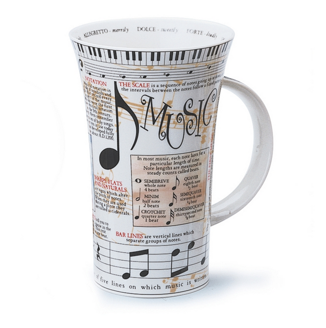 Dunoon Glencoe Music Mug