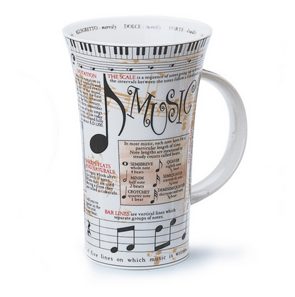 Dunoon Glencoe Music Mug