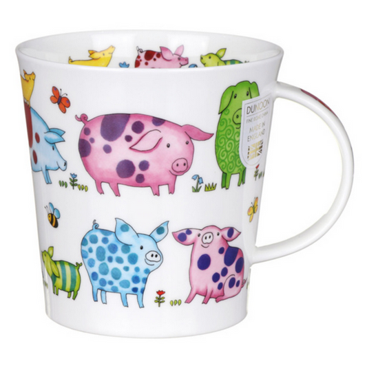 Dunoon Cairngorm Bright Pig Mug