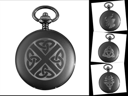 Matte Black Pocket Watches