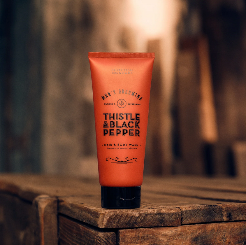 Thistle And Black Pepper Gents Hair & Body Wash 200ml