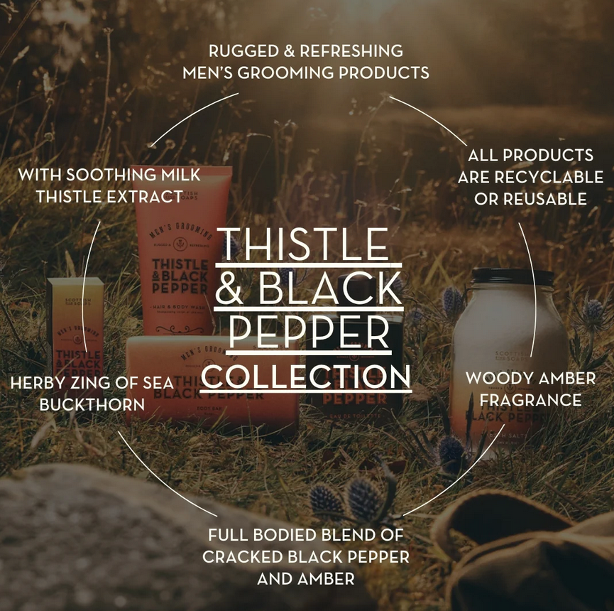 Scottish Thistle And Black Pepper Travel Bag