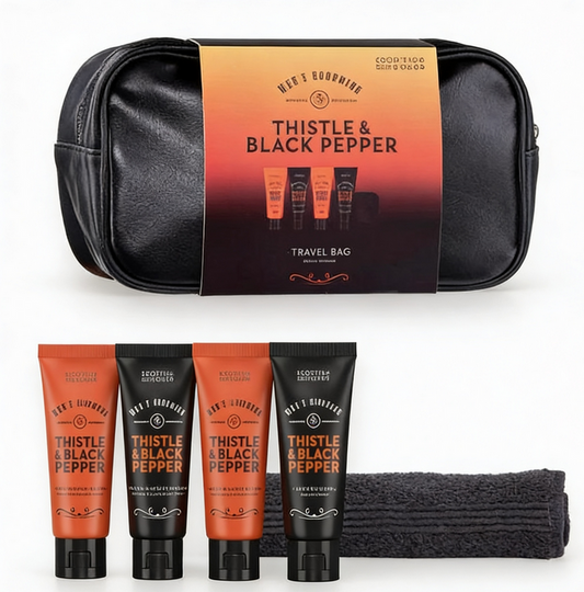 Scottish Thistle And Black Pepper Travel Bag