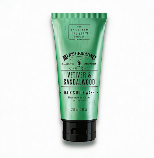 Vetiver And Sandalwood Hair And Body Wash 200ml