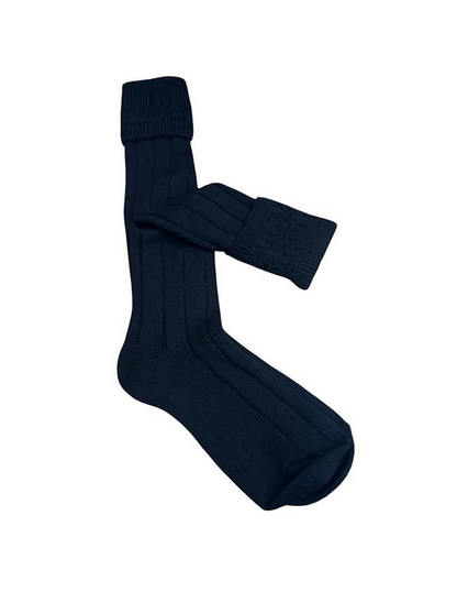 Black Kilt Hose Adults UK 4-7