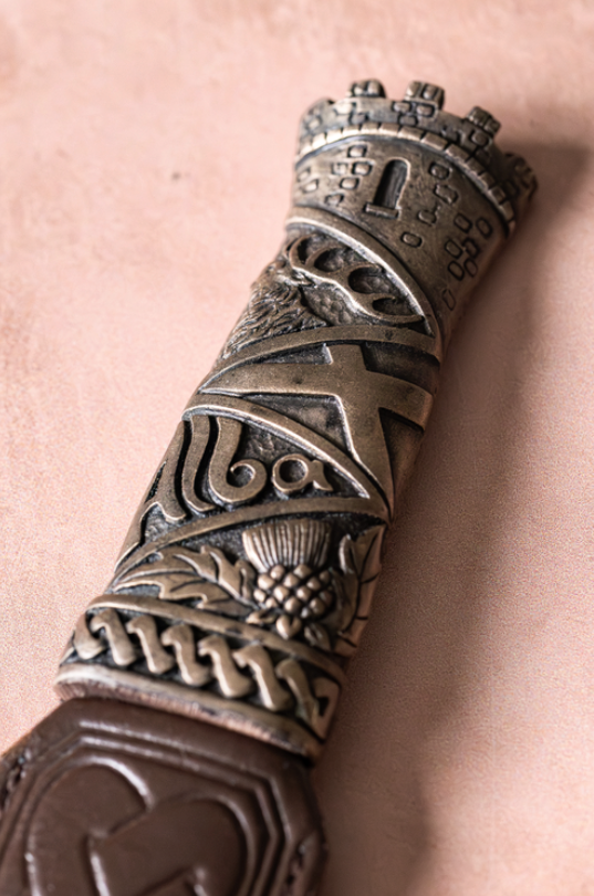 Scottish Spirit Of Scotland Bronze Sgian Dubh