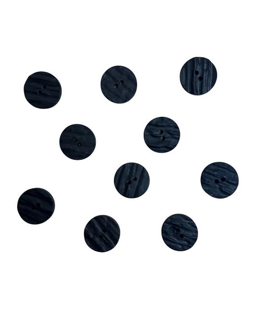 Black Imitation Stag Antler Jacket Buttons 18mm