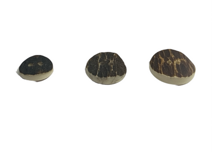 Natural Real Stag Antler Jacket Buttons Available In 3 Sizes