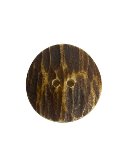 Natural Real Stag Antler Jacket Buttons 22mm