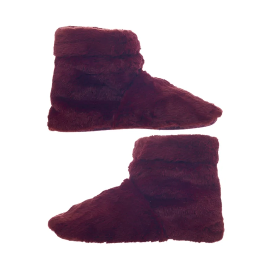 Burgundy Heatable Boots
