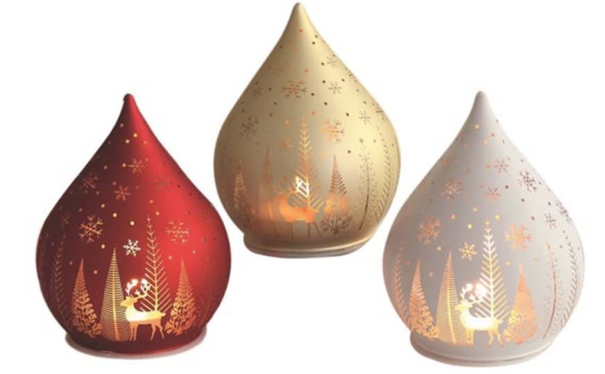 LED Glass Droplet - 12cm