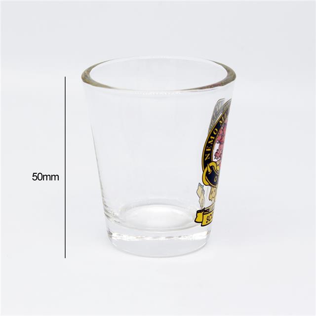 Colourful Clan Crest Shot Glass - Single
