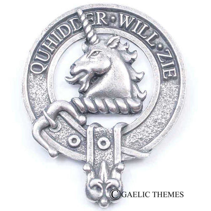 Celtic Knotwork Clan Crest Sgian Dubh - S-Y Clans