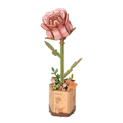 Pink Rose Pot Model Kit
