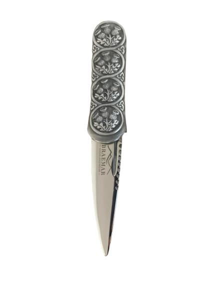 Thistle Handle Sgian Dubh - 4 Finishes