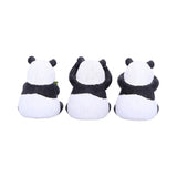 Three Wise Pandas - Hear No, Speak No, See No Evil Figurines