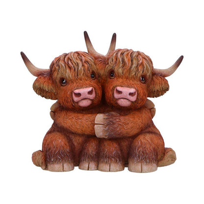 Highland Hug Cow Ornament