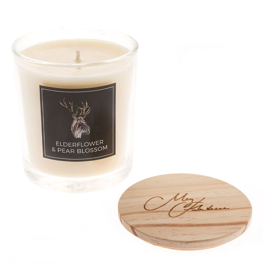 Elderflower & Pear Stag Candle