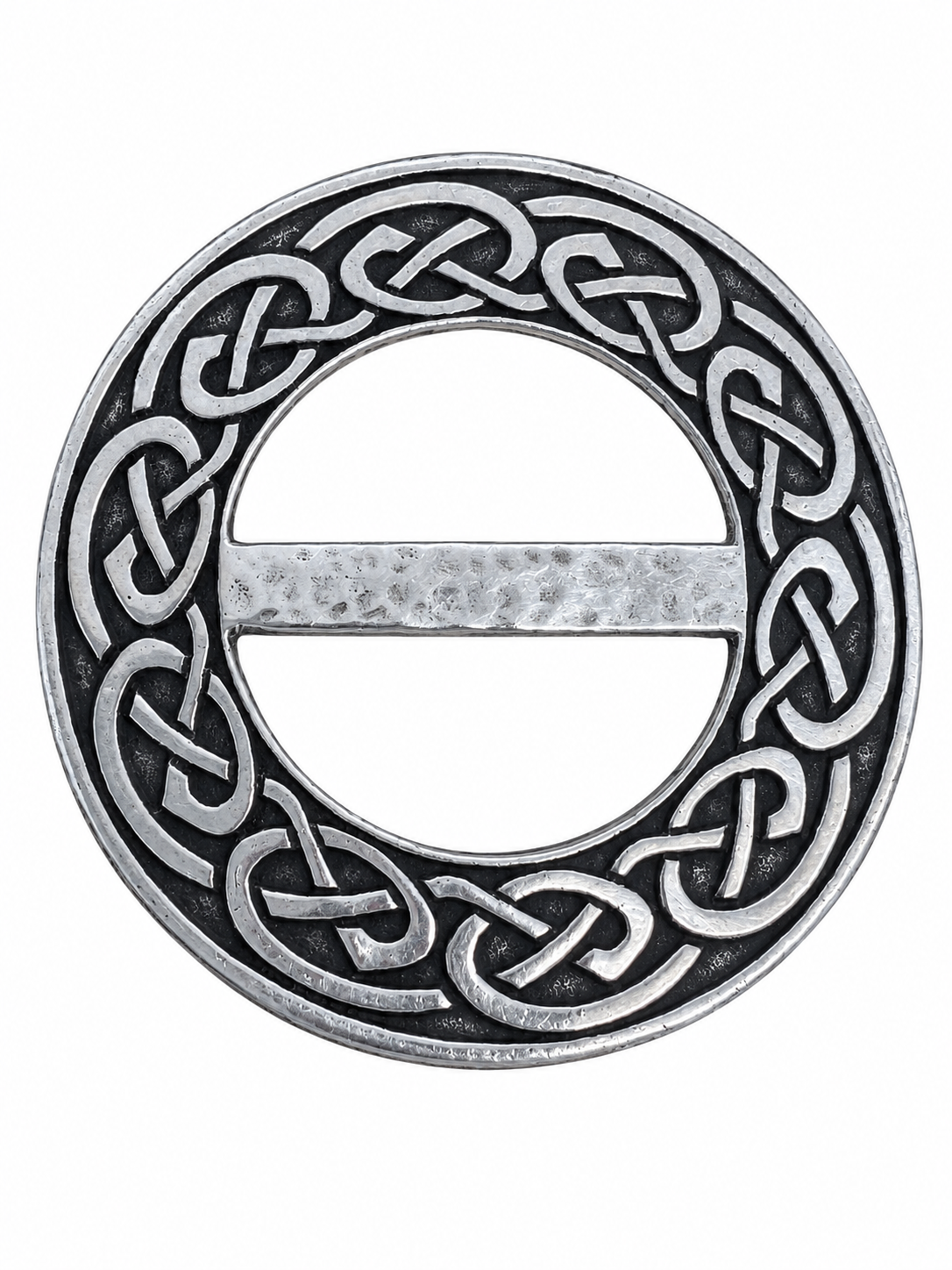 Large Nouveau Celtic Knot Scarf Ring