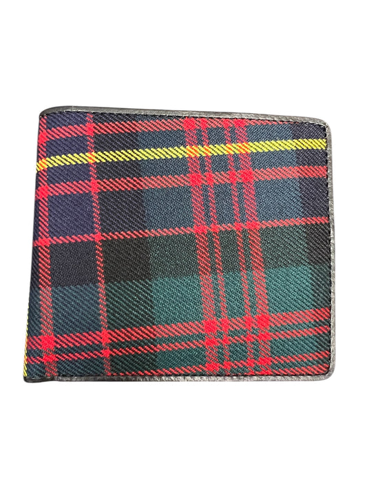 100% Scottish Tartan & Real Leather Mens Wallet - Cochrane Modern