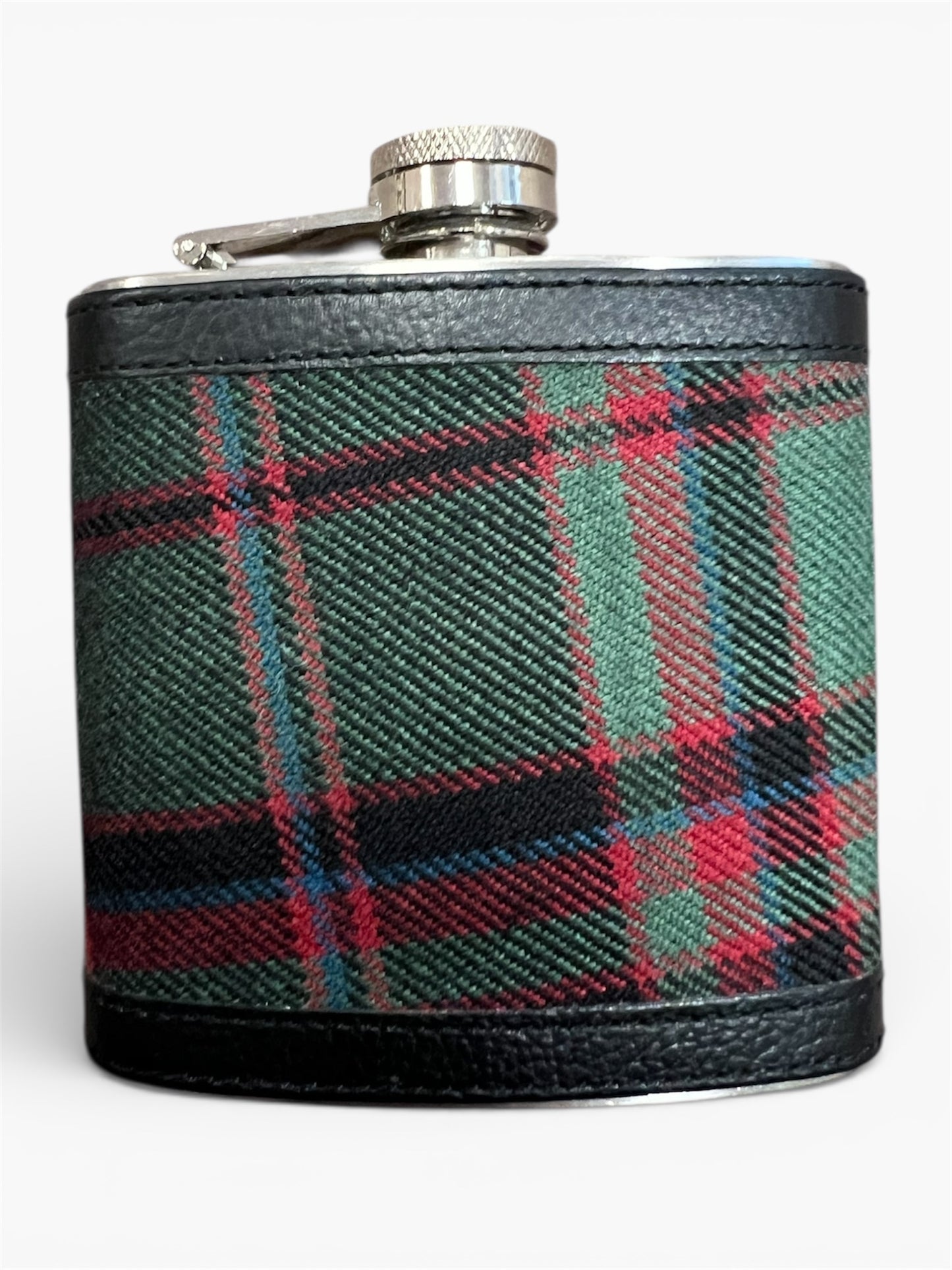 Tartan Hip Flask - Cumming Hunting Muted
