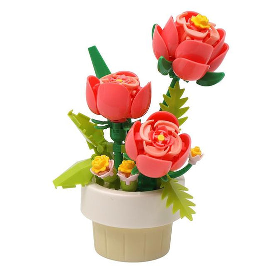 Pink Roses Mini Bricks