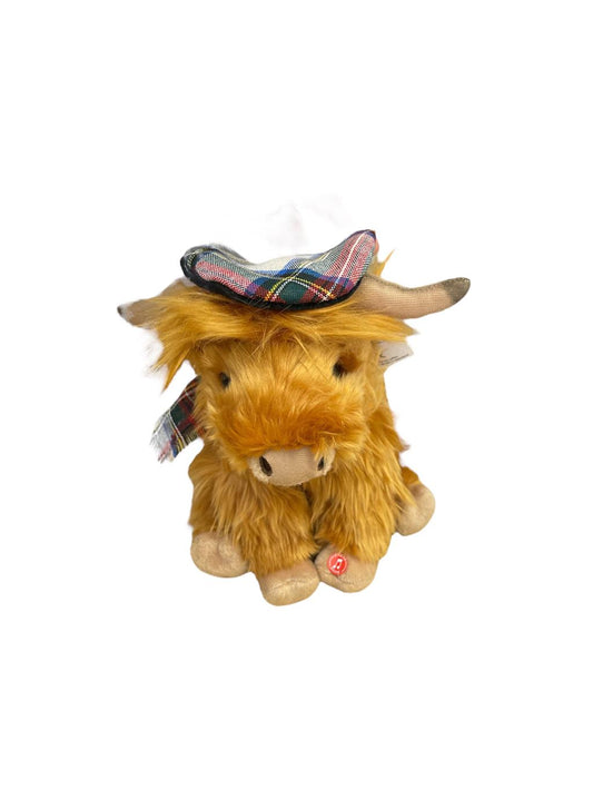 Stewart Tartan Highland Cow
