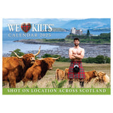 We Love Men In Kilts 2025 Wall Calendar - Large And Compact 2 Pack