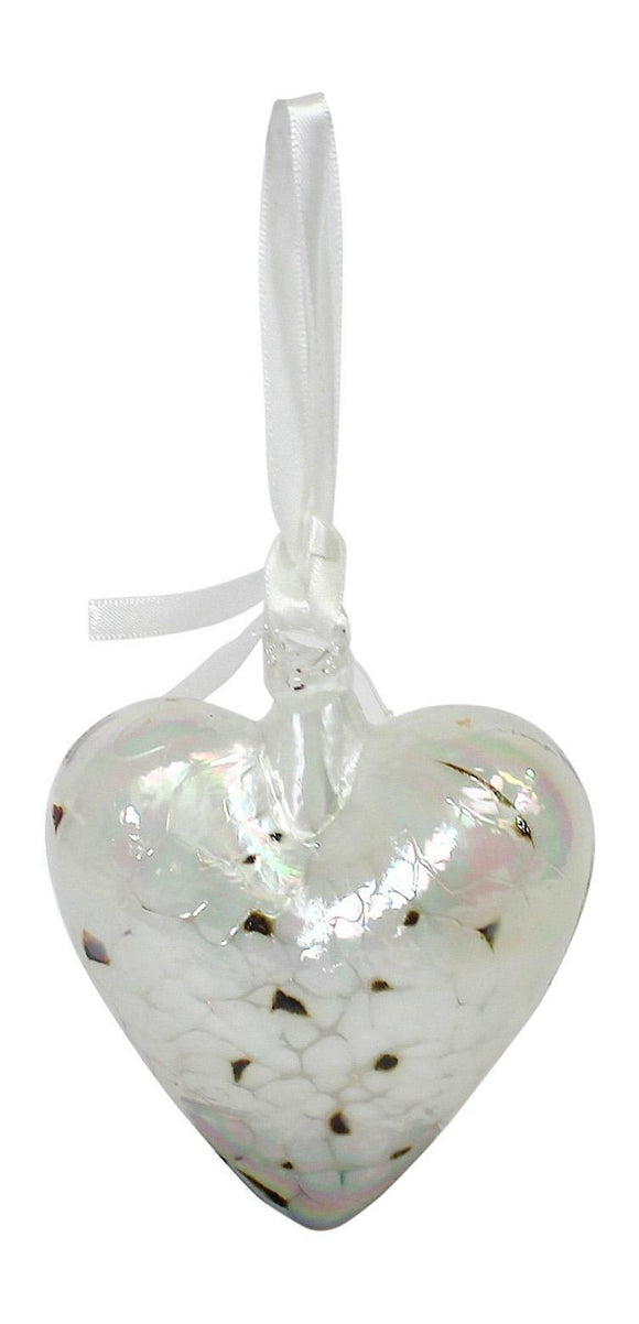 D & J Glassware Unique Handmade Glass Friendship Decorative Heart