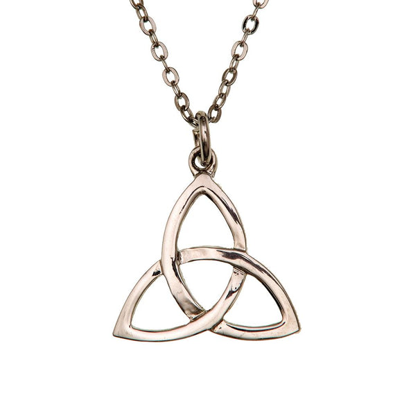 Crinan Celtic Knot Pewter Pendant Necklace