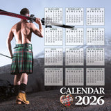 Lang Syne We Love Men In Kilts Compact Wall Calendar 2025