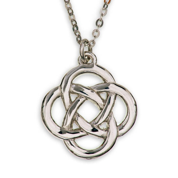 Jura Celtic Knot Pewter Pendant Necklace