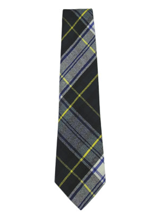 100% Wool Traditional Scottish Tartan Tie - Dress Gordon