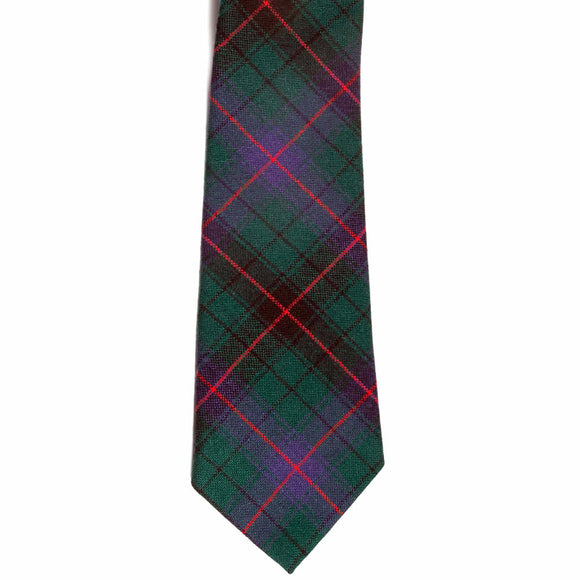 100% Wool Traditional Scottish Tartan Neck Tie - Davidson